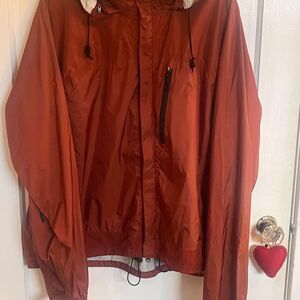 REI Men's burnt orange  raincoat